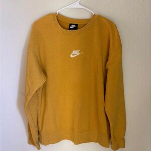 Nike Men's Mustard Crewneck Sweater